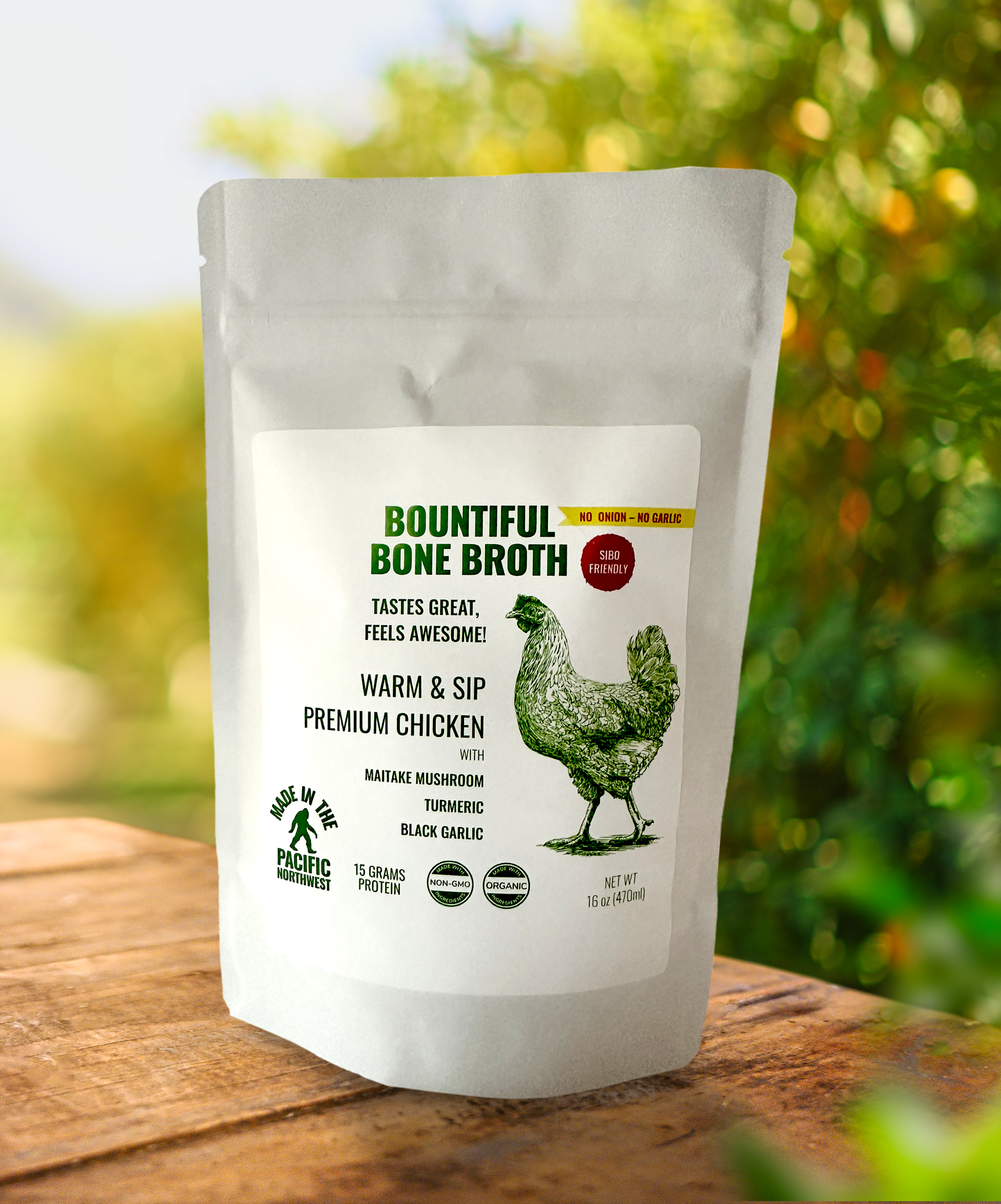 Chicken Bone Broth - SIBO/IBS Friendly and Low FODMAP
