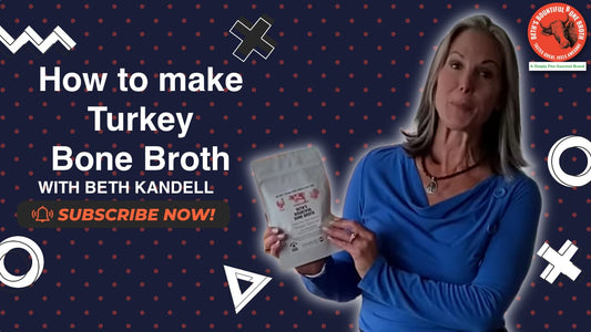 How to make turkey bone broth featuring Beth's Bountiful Bone Broth Veggie Spice Kit